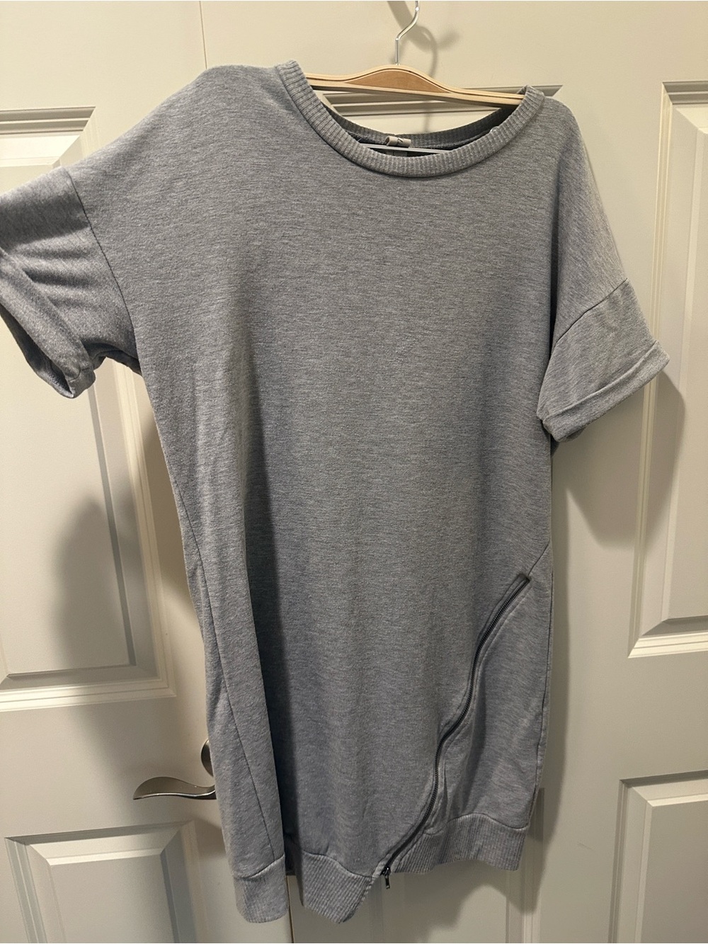Allison Joy Heather Gray Tee Dress